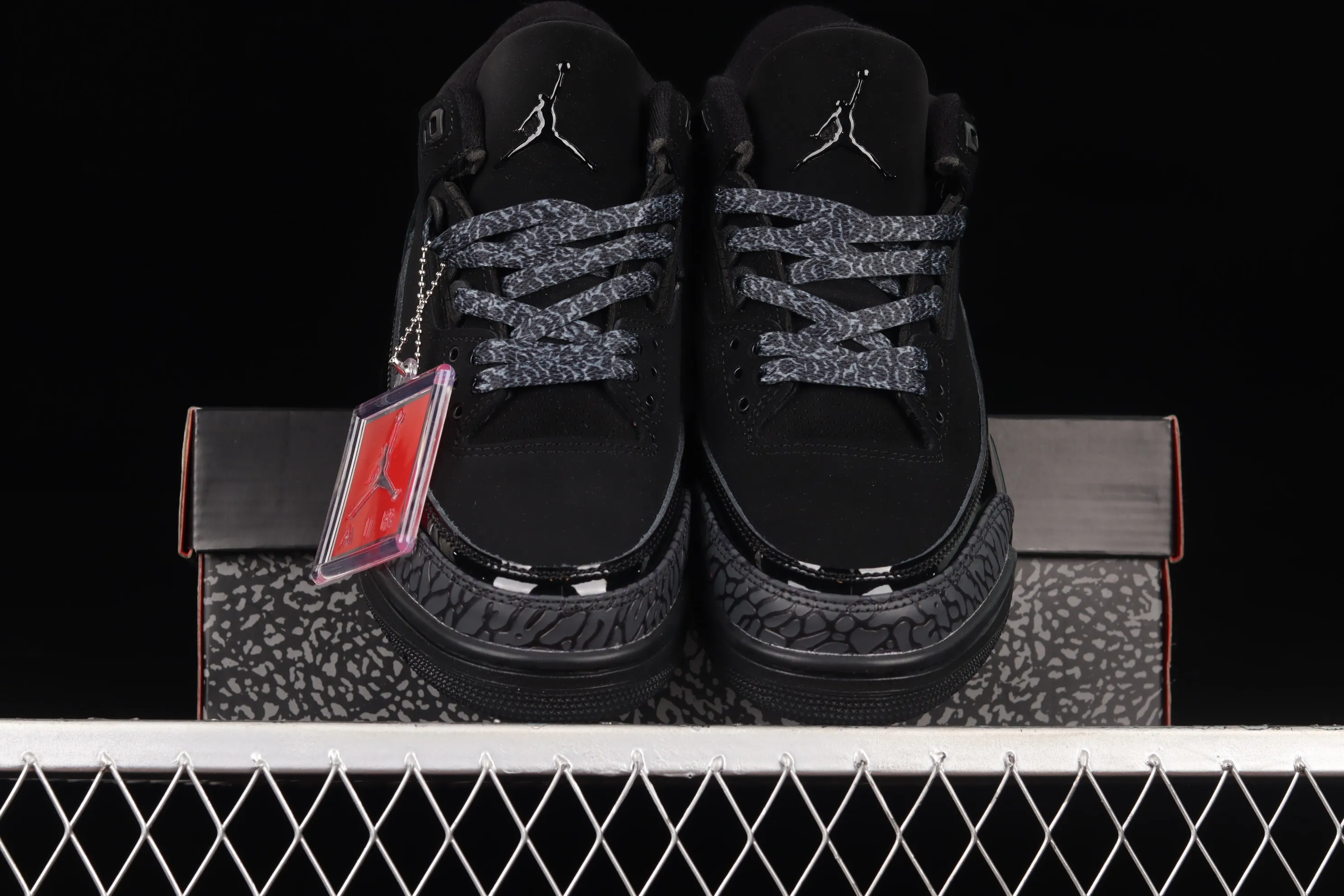 All categories Air Jordan Jordan series basketball shoes Air Jordan 3 Air Jordan 3 "Black Cement" AJ3 Joe 3 matte black cement 136064-002